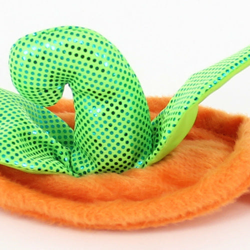 Pumpkin Cat Costume Hat - size and feature view