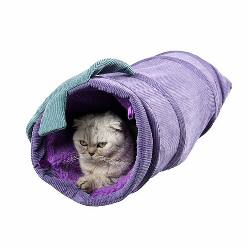 Fruit Tunnel Cat Toy - close-up view