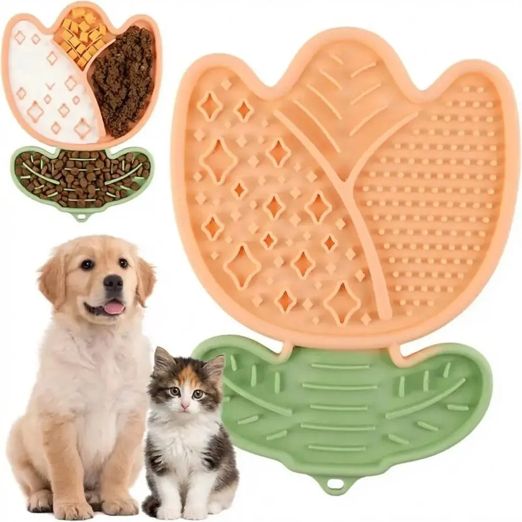 Non-Slip Silicone Slow Feeder Licking Mat - main product view