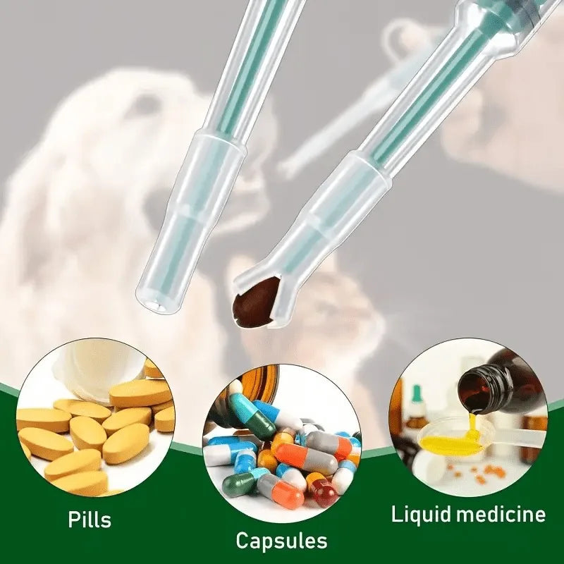 Pet Pill Dispenser and Medicine Syringe - lifestyle view