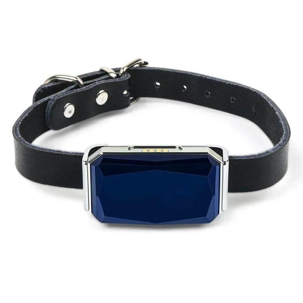 Mini Pet Location Tracker Collar - close-up view