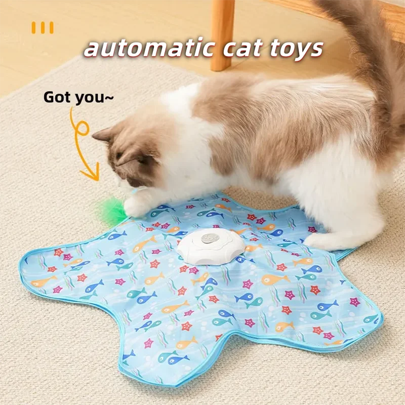 Interactive Cat Hunting Turntable Toy