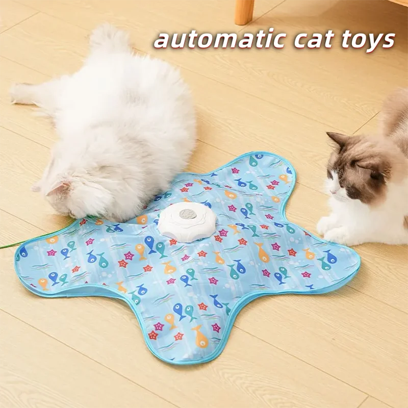 Interactive Cat Hunting Turntable Toy - detail view