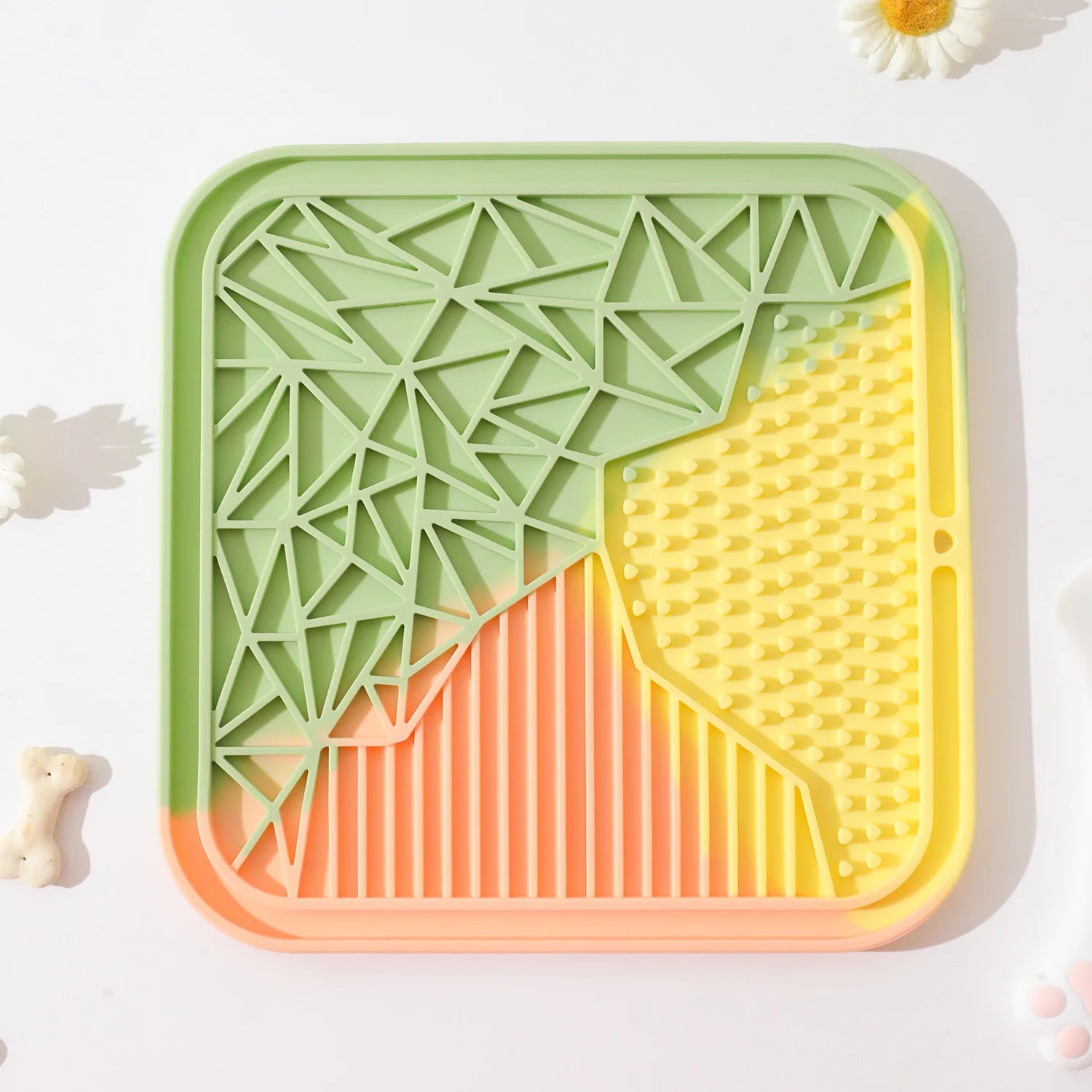 Silicone Slow Feeder Lick Mat for Dogs - lifestyle view