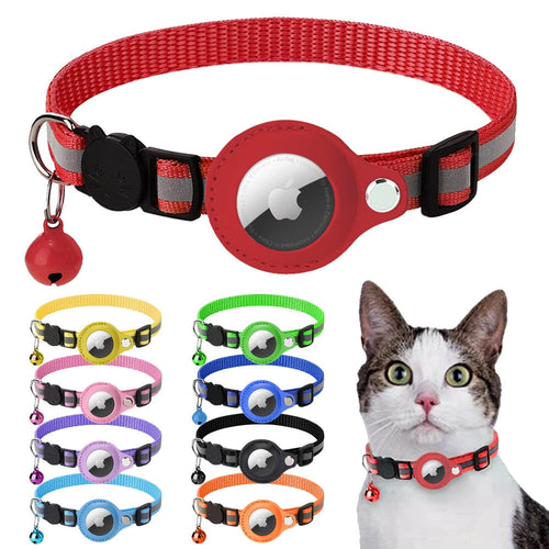 Reflective AirTag Pet Collar - main product view