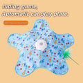 Interactive Cat Hunting Turntable Toy - close-up view