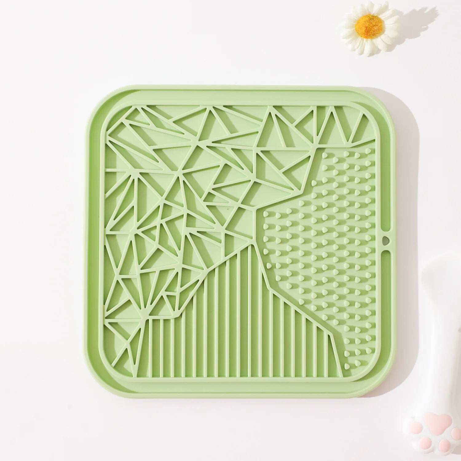 Silicone Slow Feeder Lick Mat for Dogs - package contents view