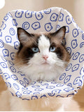 Cartoon Pattern Pet Collar - size and feature view