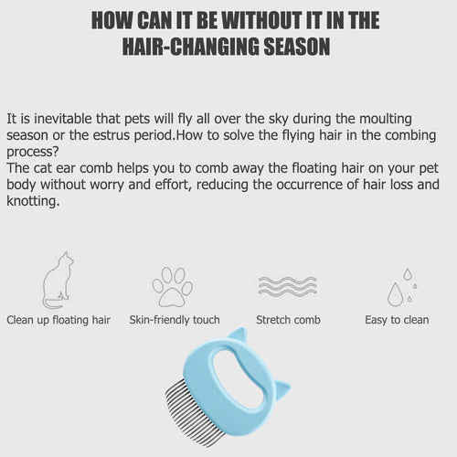 Pet Massage Grooming Brush - color option view