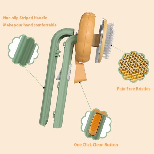 Gentle Pet Grooming Brush - color option view