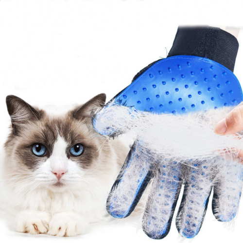 Pet Hair Remover Grooming Glove - main product view