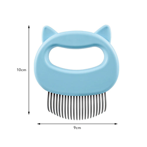 Pet Massage Grooming Brush - lifestyle view