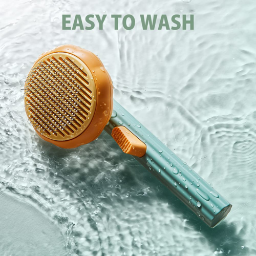 Gentle Pet Grooming Brush - lifestyle view