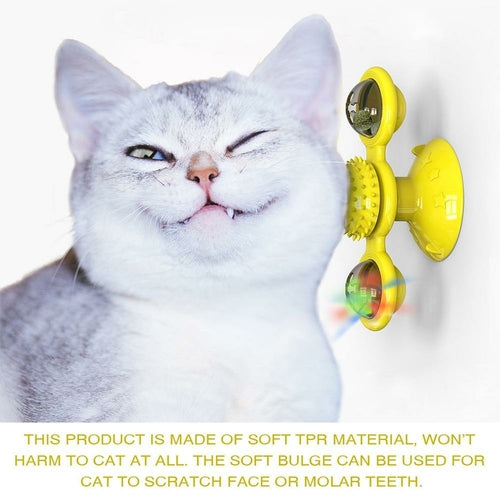 Whirling LED Cat Ball Toy - main product view