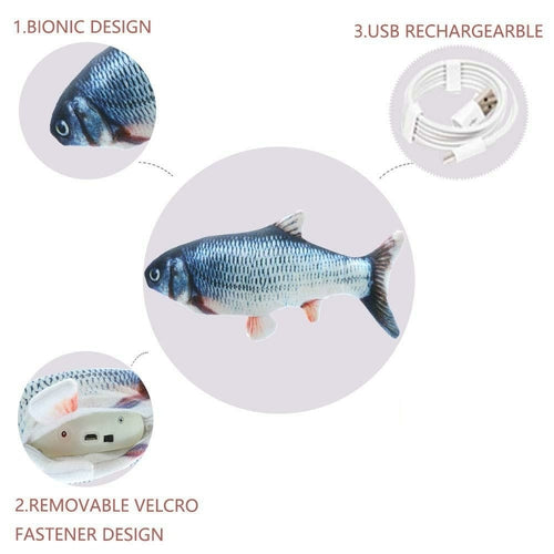 Electric Flopping Fish Cat Toy - color option view